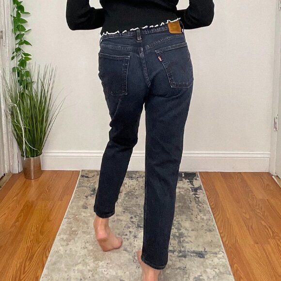 Levi's Wedgie Icon Fit High Waist Skinny Jeans Size 28 Blue - Picture 3 of 6